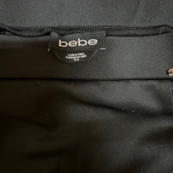 BEBE Black Floral Lace Pencil Skirt Size M - Picture 2 of 6